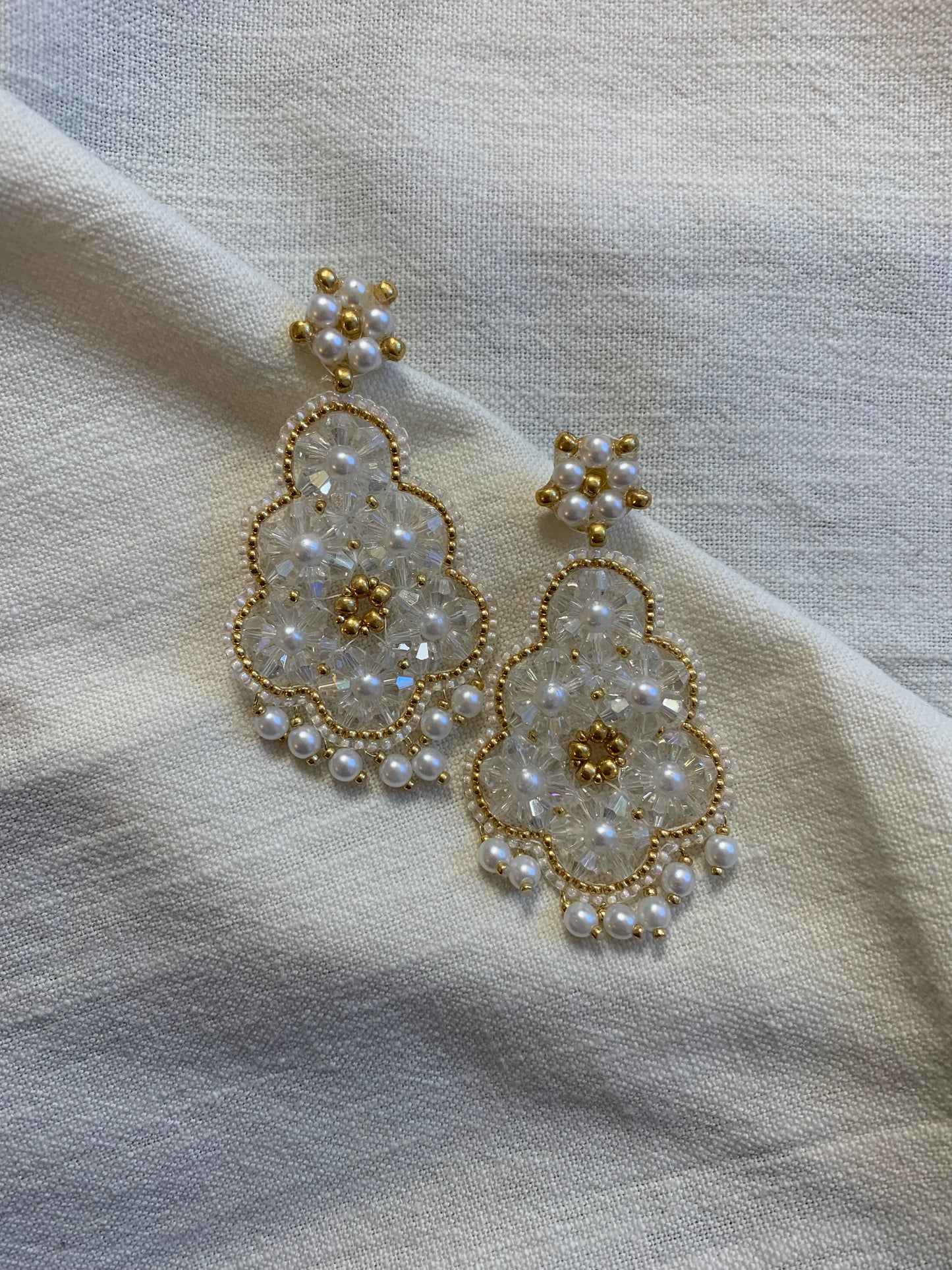 Blümchen Ohrringe Margerite