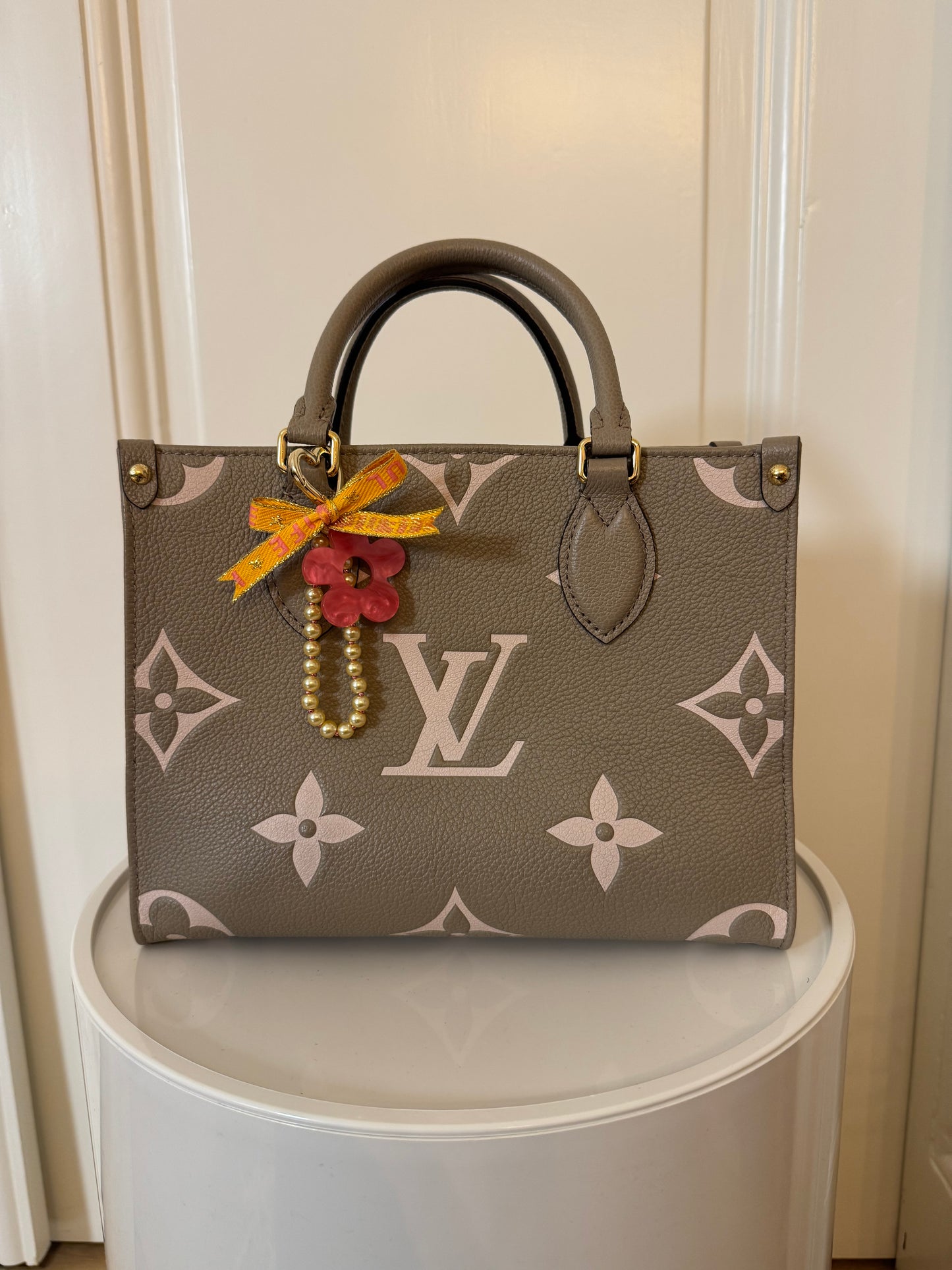 Taschenanhänger Pfirsich