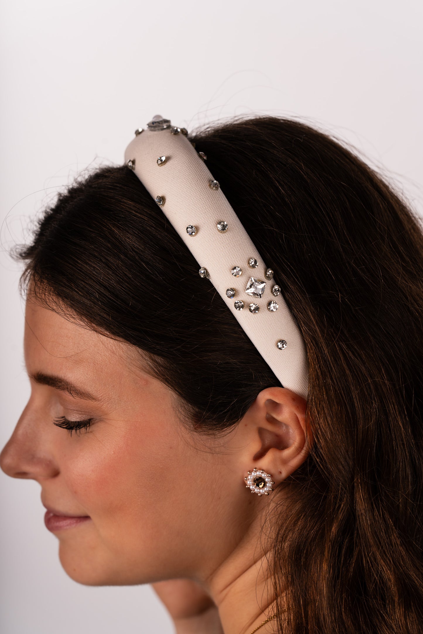 Transparenter Glitzer Haarreifen