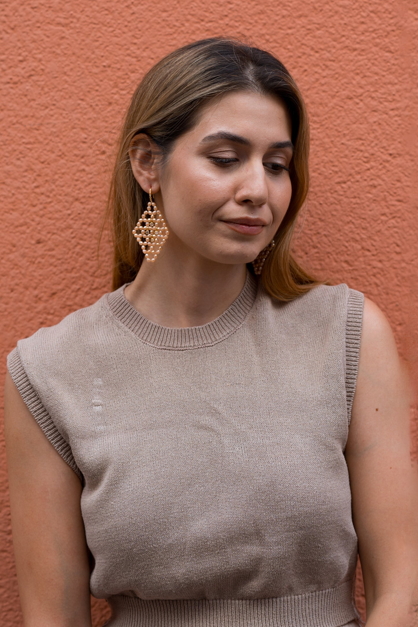 Essential Ohrringe Pink Peach